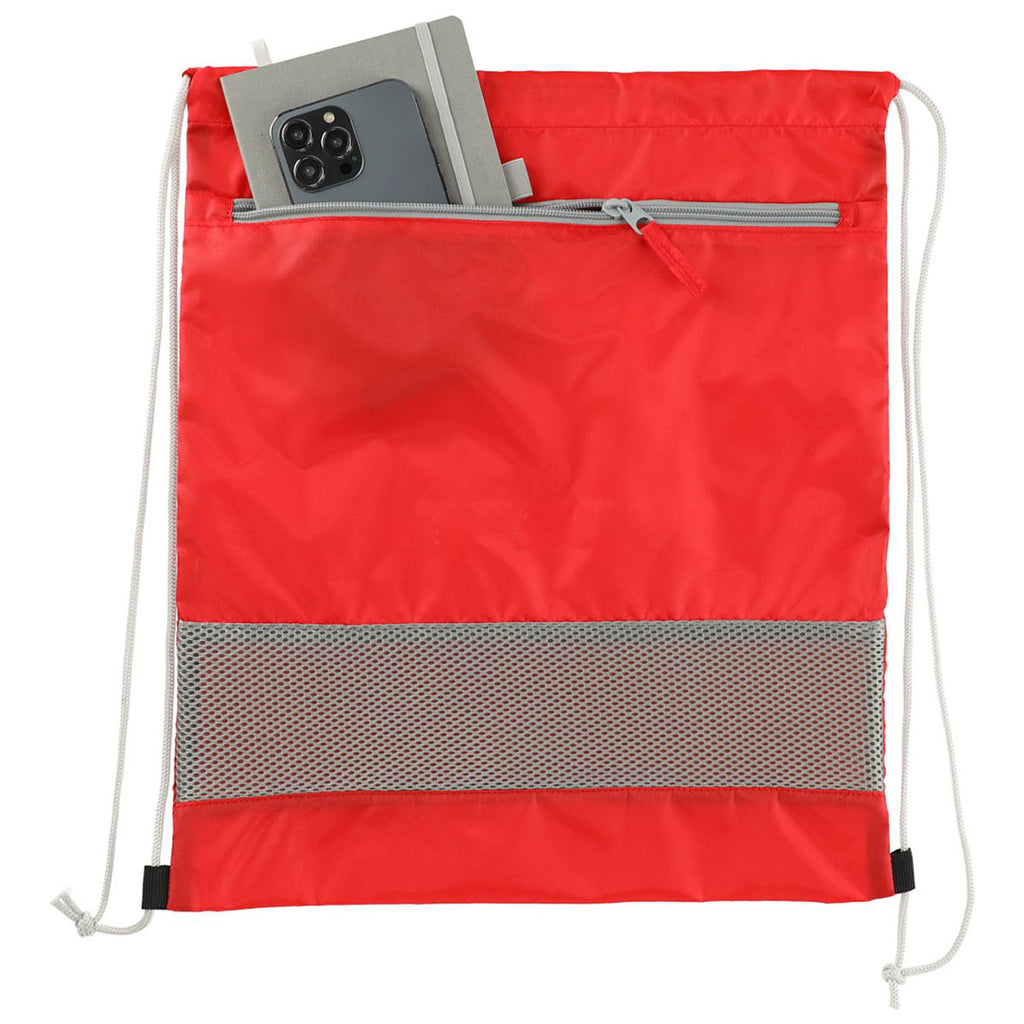 Bullet Red Sparks Recycled Drawstring Bag