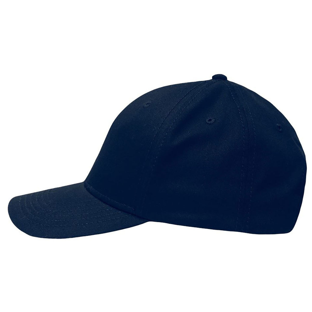 Sportsman Navy Lo-Pro Solid Back Traditional Trucker Cap
