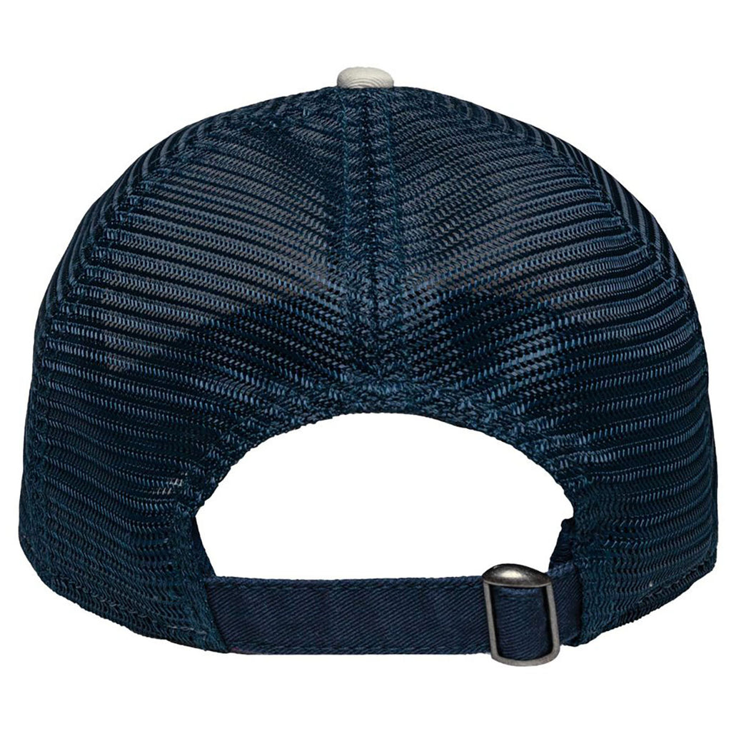 Sportsman Stone/Navy Mesh Dad Hat Fit