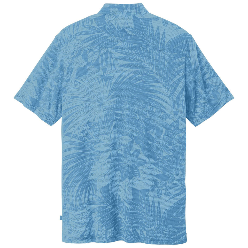 Tommy Bahama Men's Chambray Blue Santiago Paradise Polo
