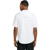 Sport-Tek Men's White Club Short Sleeve Hoodie