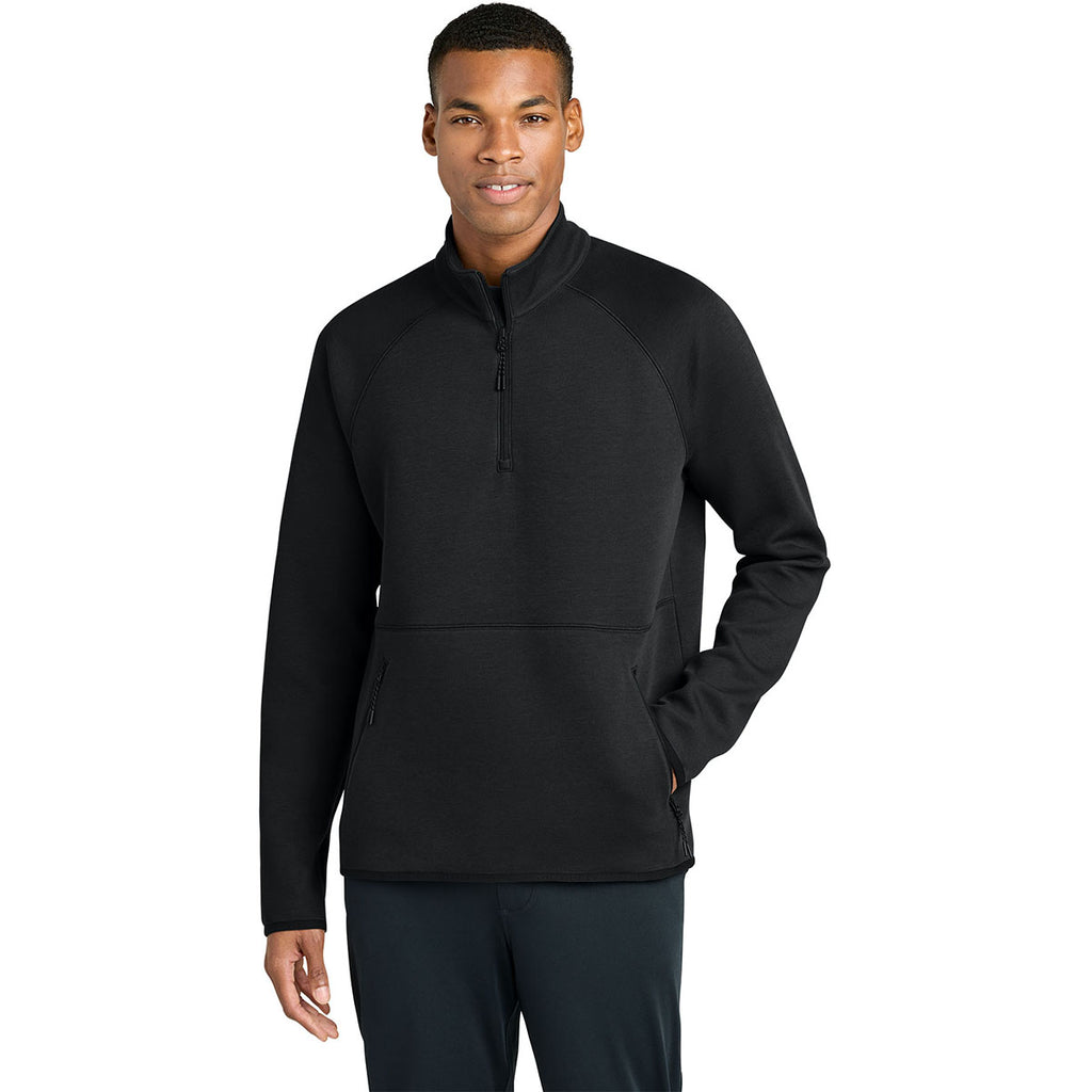 Sport-Tek Men's Black Phenom 1/4-Zip