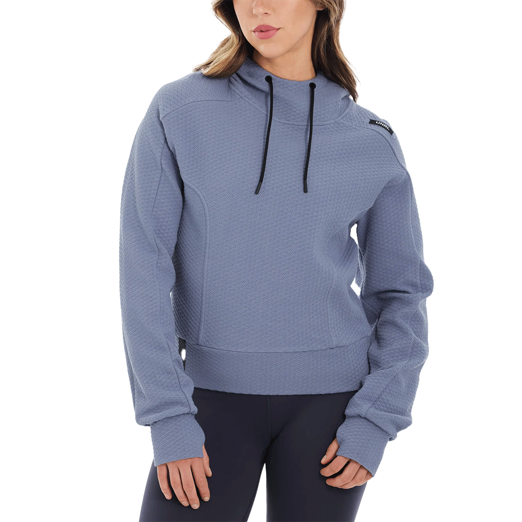 UNRL Women's Storm Blue Elevation Hoodie