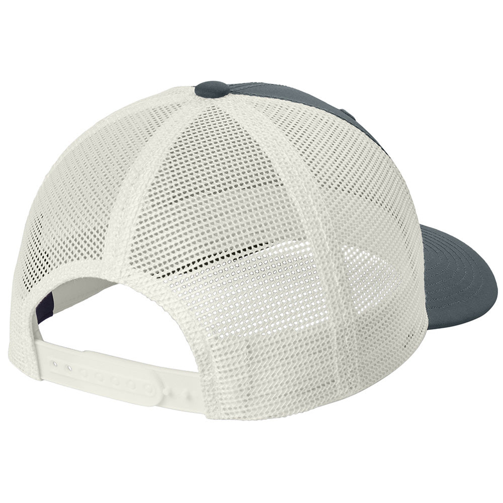 Sport-Tek Iron Grey/ White Club Trucker Cap