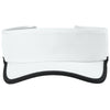 Sport-Tek White/Black Repeat Visor