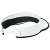 Sport-Tek White/Black Repeat Visor