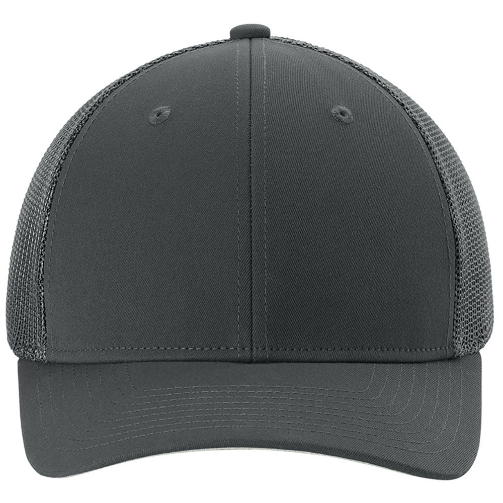 Sport-Tek Iron Grey/Iron Grey Stretch-Tek Mesh Back Cap