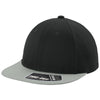 Sport-Tek Black/Silver/Black Pro-Cut Stretch-Tek Cap
