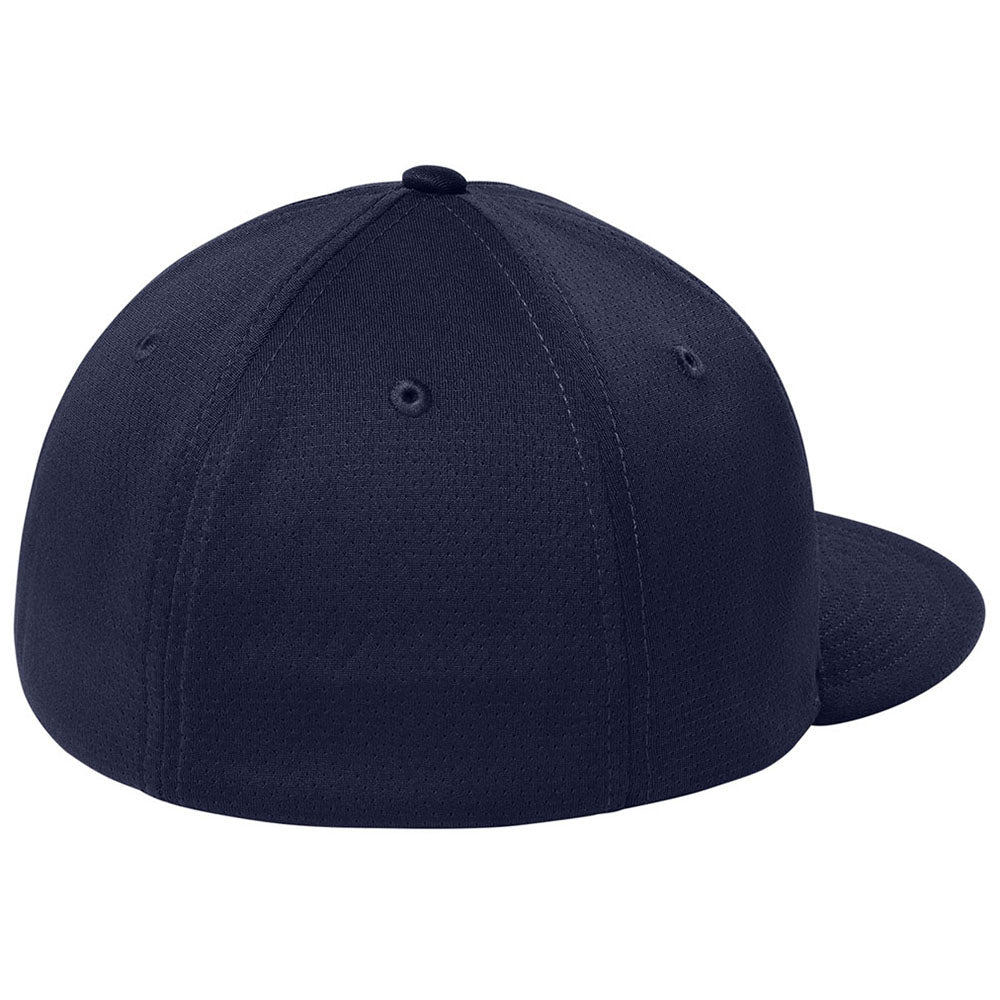 Sport-Tek True Navy Impact Mesh Stretch-Tek Cap