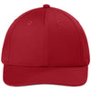 Sport-Tek Deep Red Impact Mesh Stretch-Tek Adjustable Cap