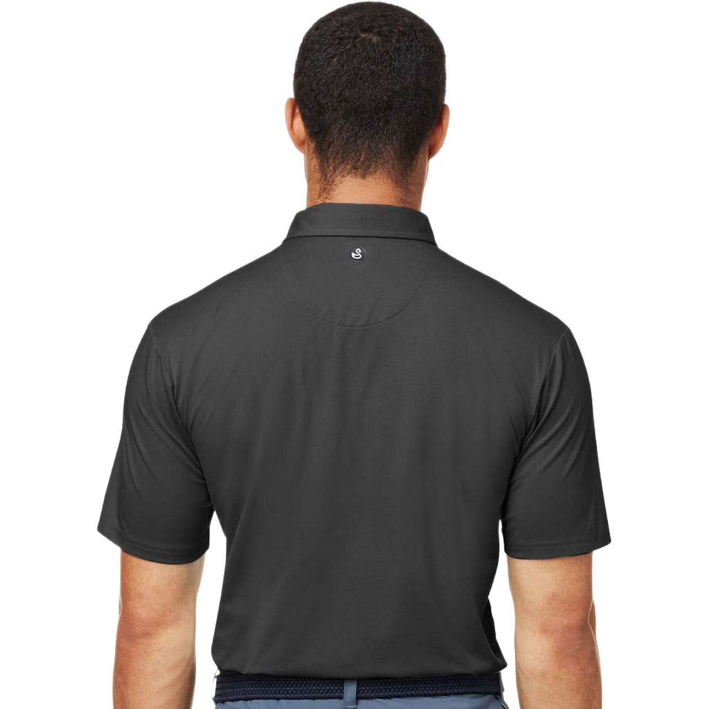 Swannies Men's Black Heather James H Polo