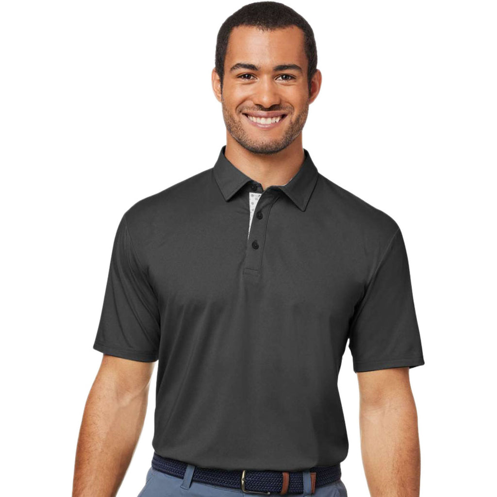 Swannies Men's Black Heather James H Polo