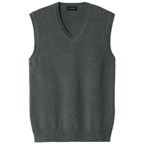 Port Authority Men's Charcoal Heather Easy Care Sweater Vest