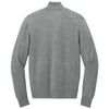 Port Authority Men's Medium Heather Grey Easy Care Full-Zip Sweater