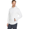 Swannies Golf Unisex White/Black Camden Hooded Pullover