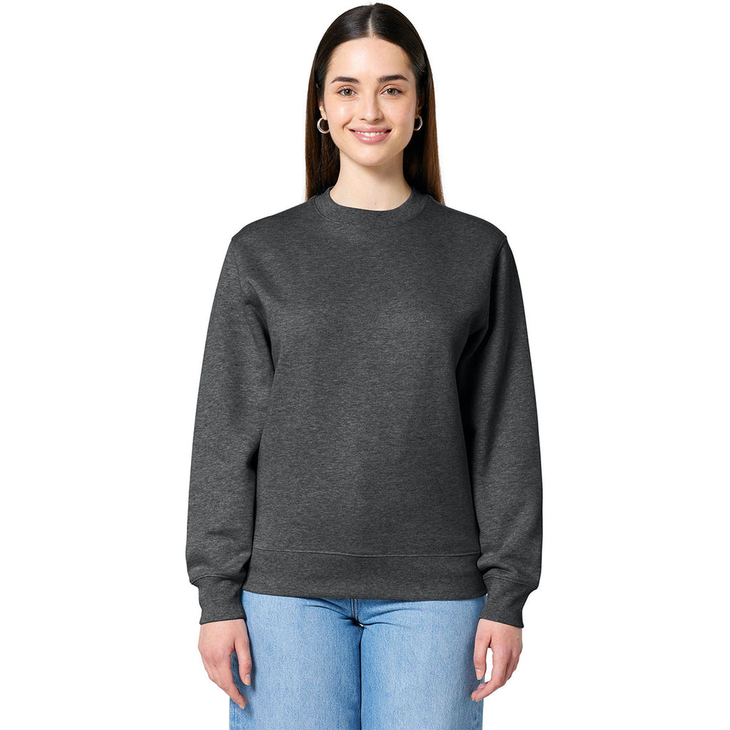 Stanley/Stella Unisex Dark Heather Grey Charger 2.0 Crewneck Sweatshirt