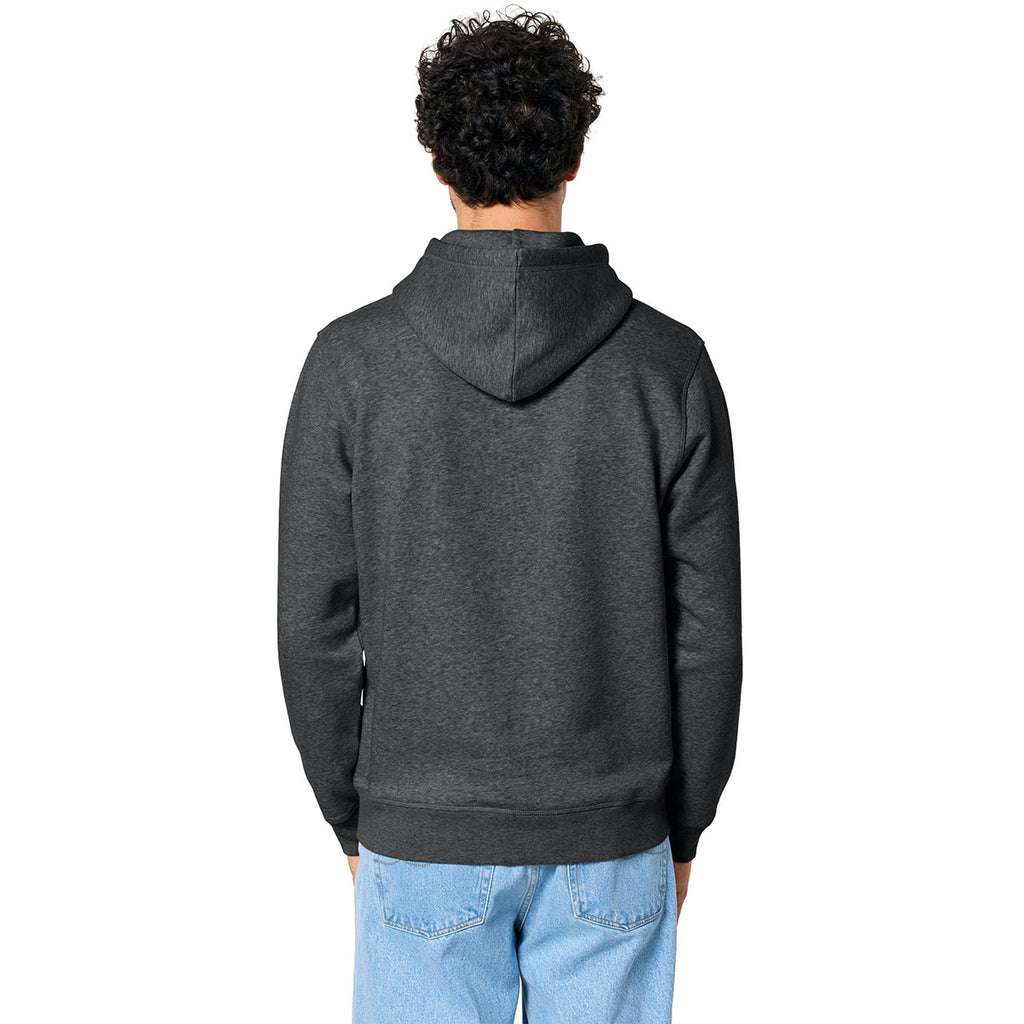 Stanley/Stella Unisex Dark Heather Grey Drummer 2.0 Hooded Sweatshirt