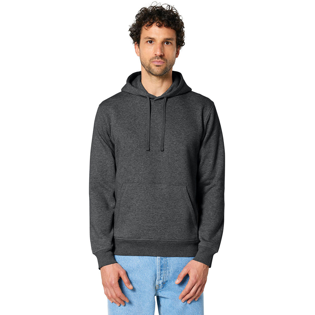 Stanley/Stella Unisex Dark Heather Grey Drummer 2.0 Hooded Sweatshirt