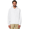 Stanley/Stella Unisex White Drummer 2.0 Hooded Sweatshirt