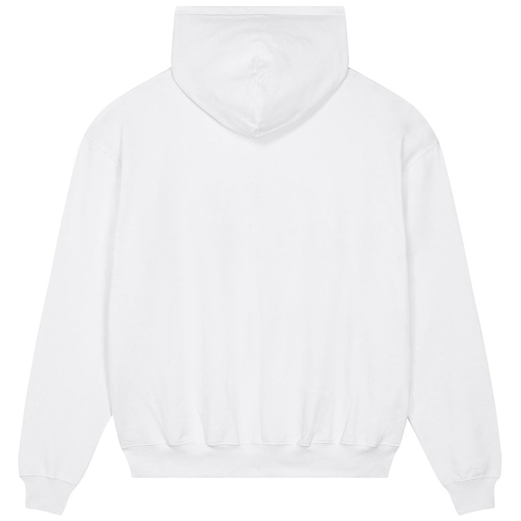 Stanley/Stella Unisex White Cooper Dry Hooded Sweatshirt