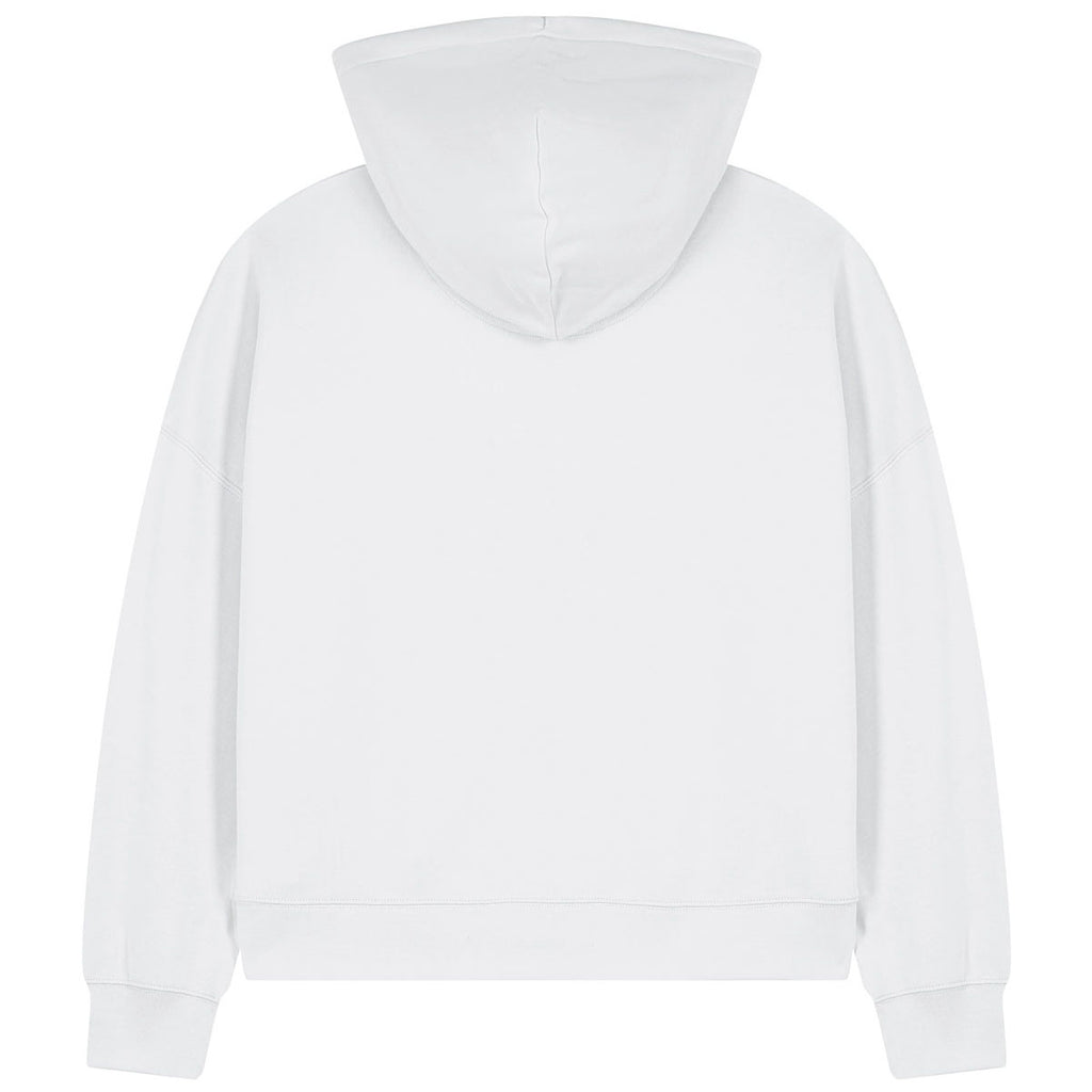 Stanley/Stella Women's White Stella Ida Full-Zip Hooded Sweatshirt