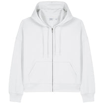Stanley/Stella Women's White Stella Ida Full-Zip Hooded Sweatshirt