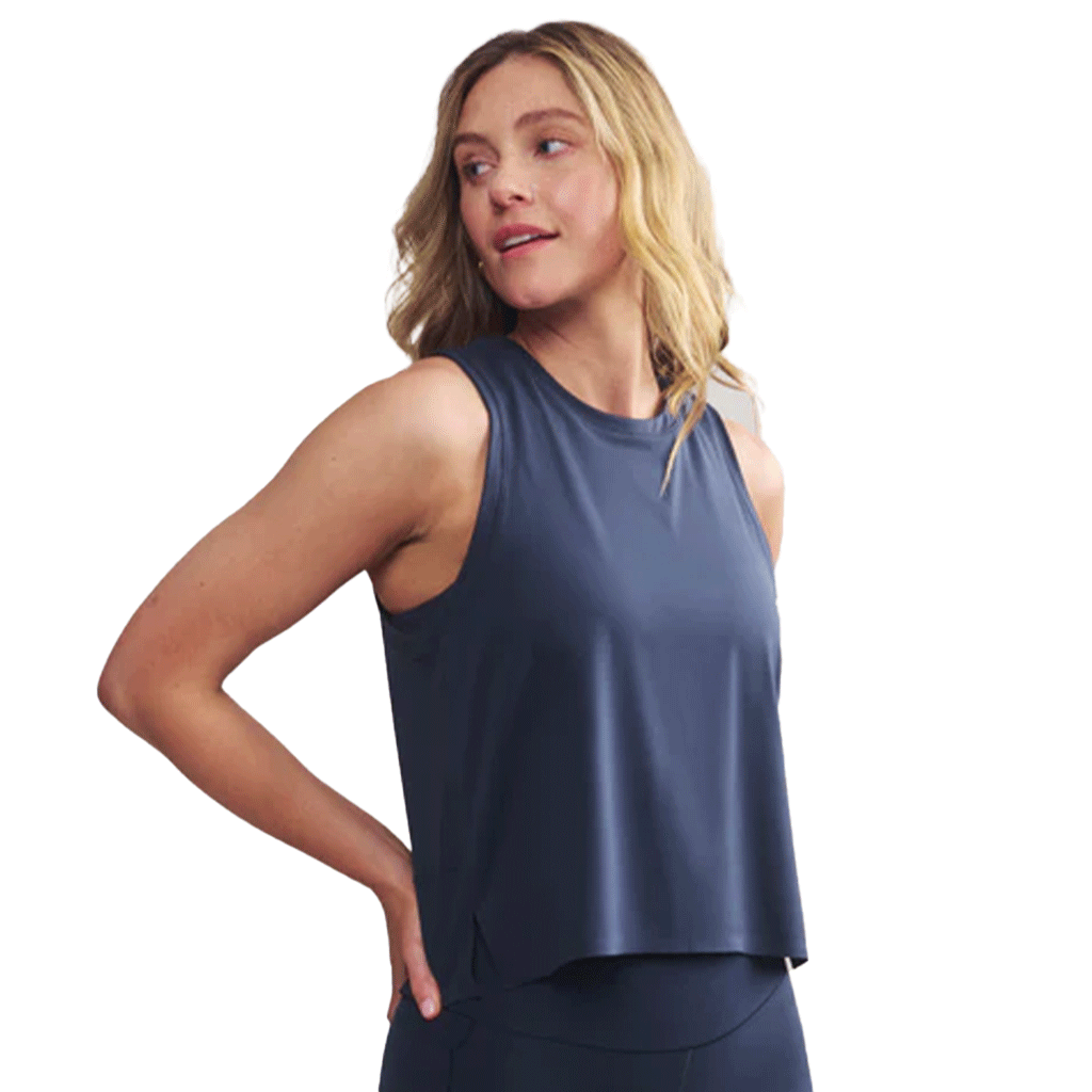 Rhone Women's Navy Blue Serene Tank