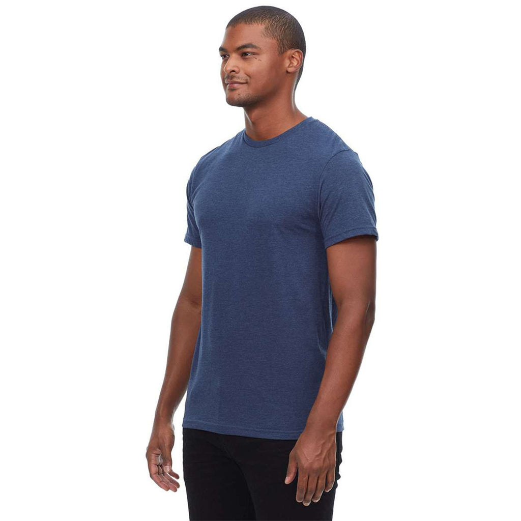 Threadfast Apparel Men's Heather Navy Epic CVC T-Shirt