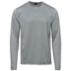 Stormtech Men's Granite Heather Volante H2X-DRY Long Sleeve Tee