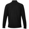 Elevate Men's Black Palo Long Sleeve 100% Cotton Pique Polo