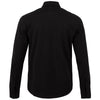 Elevate Men's Black TATRA Eco Knit Long Sleeve Button Up Shirt