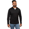 Elevate Men's Black Izu Everything Performance Eco Quarter Zip