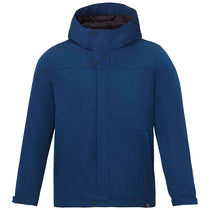 Elevate Men's River Blue Lena Eco Water Repellent Insulated Jacket With Hoodie