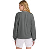 TravisMathew Women's Dark Grey Heather Long Weekend V-Neck