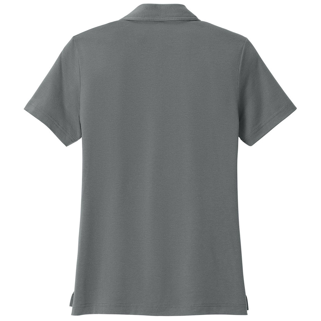 TravisMathew Women's Quiet Shade Grey Glenview Solid Polo