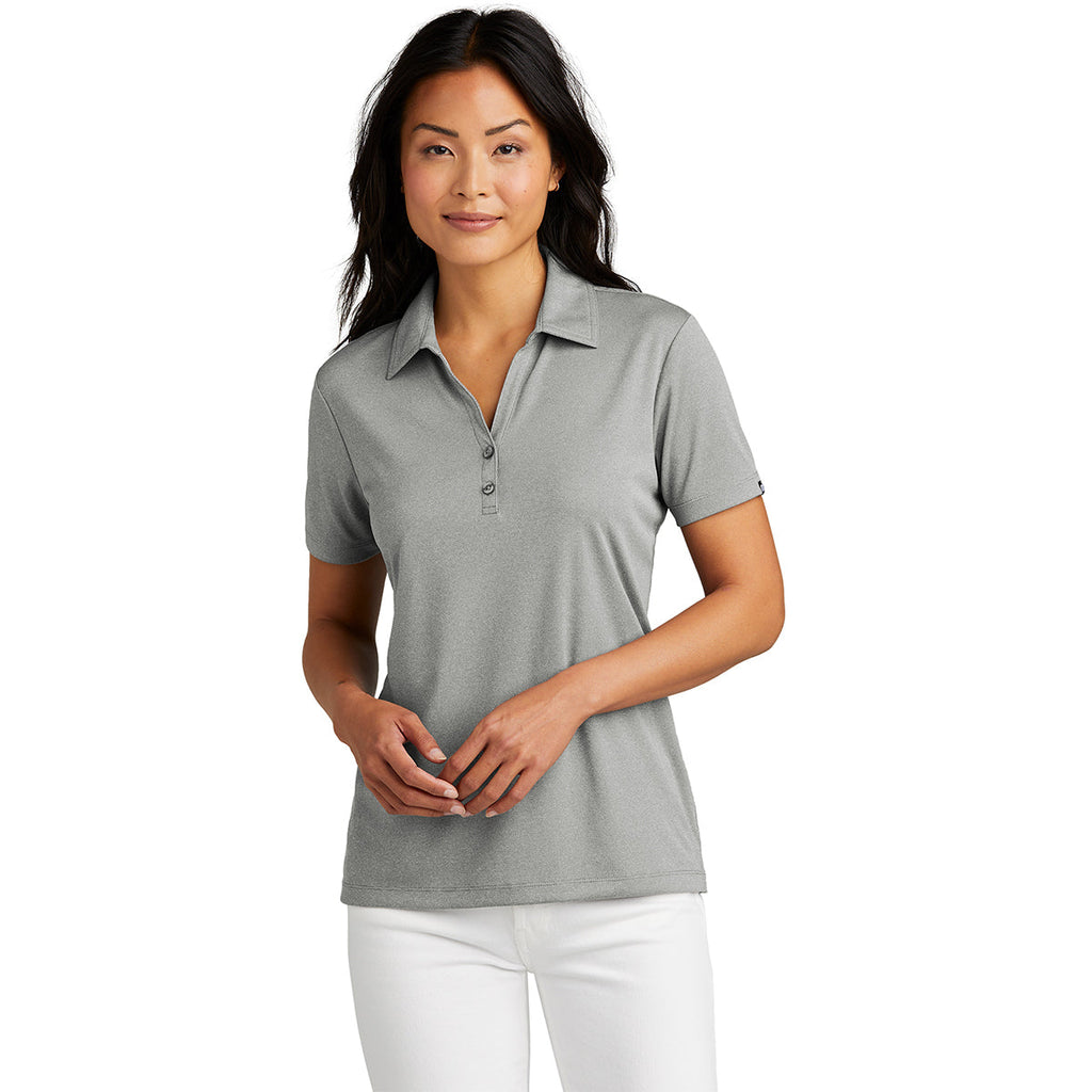 48-Hour TravisMathew Women's Quiet Shade Grey Heather Coto Performance Polo
