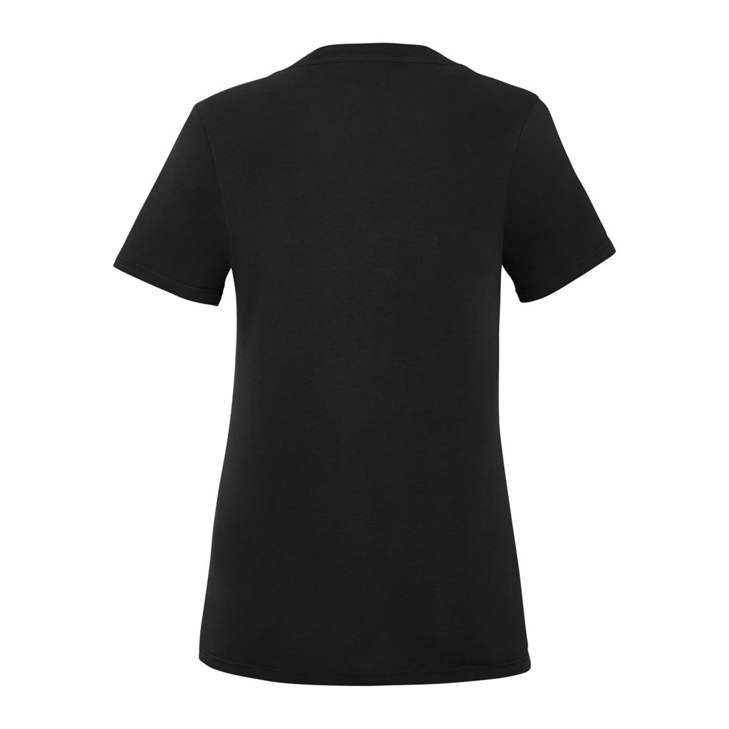 American Giant Women's Black Classic Cotton V-Neck T-Shirt