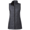 Elevate Women's Grey Storm Telluride Lightweight Packable Insulated Puffer Vest