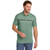 TravisMathew Men's Laurel Green Glenview Stripe Polo