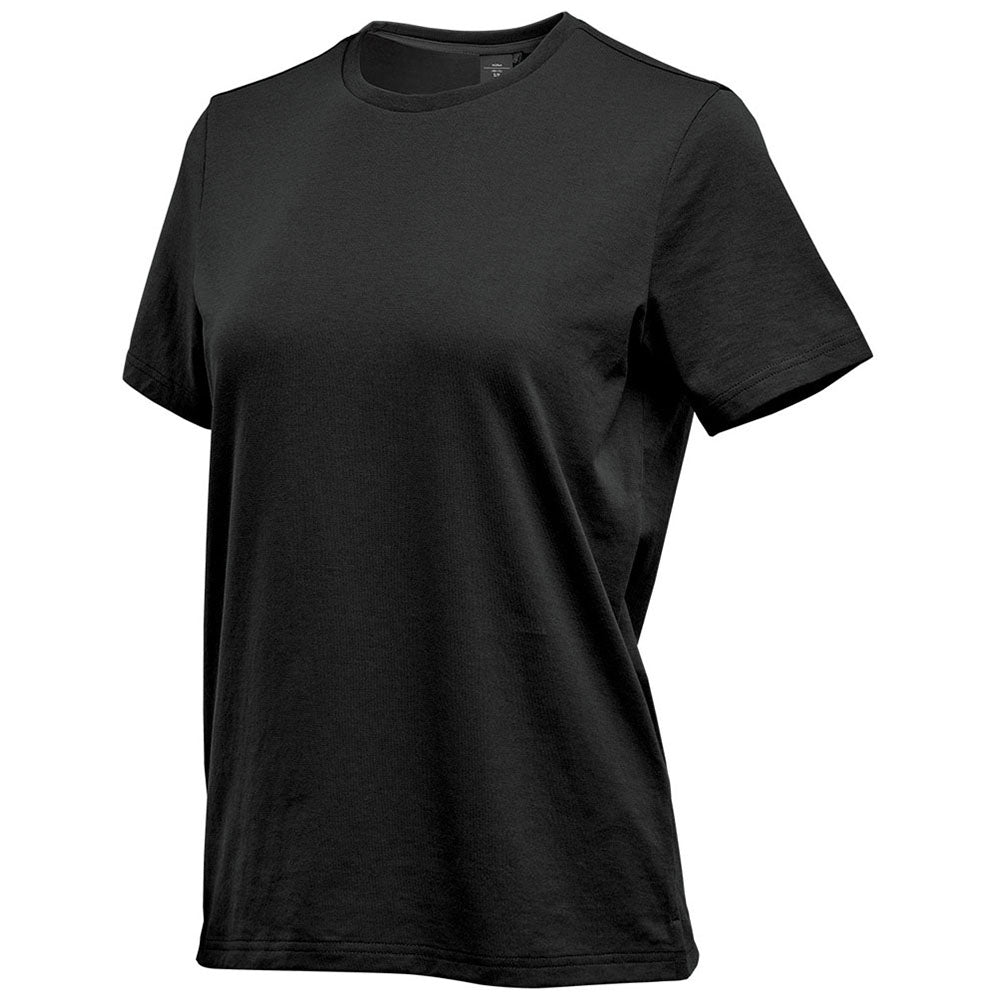 Stormtech Women's Black Settebello Short Sleeve Tee