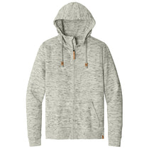 tentree Men's Hi Rise Grey Space Dye Space Dye Fleece Full-Zip Hoodie