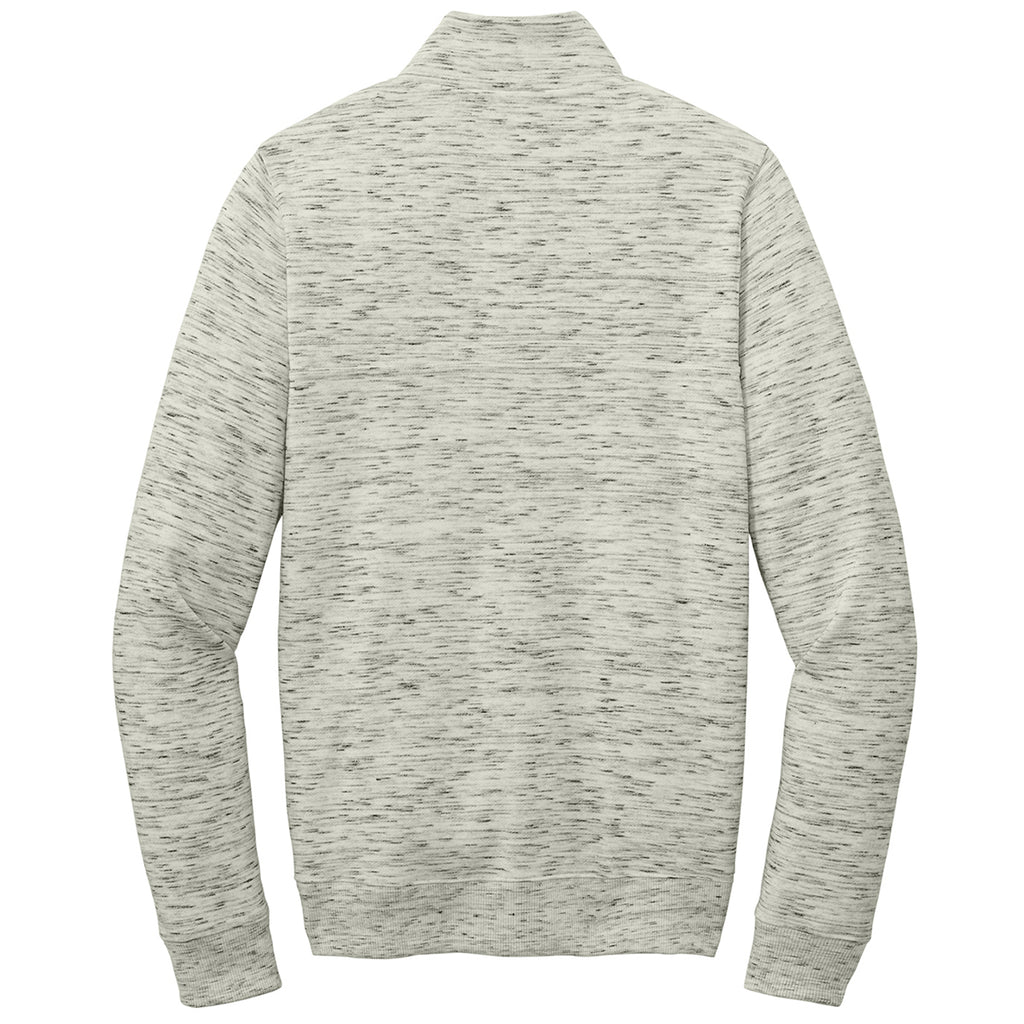 tentree Men's Hi Rise Grey Space Dye Space Dye Fleece 1/4-Zip