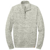 tentree Men's Hi Rise Grey Space Dye Space Dye Fleece 1/4-Zip