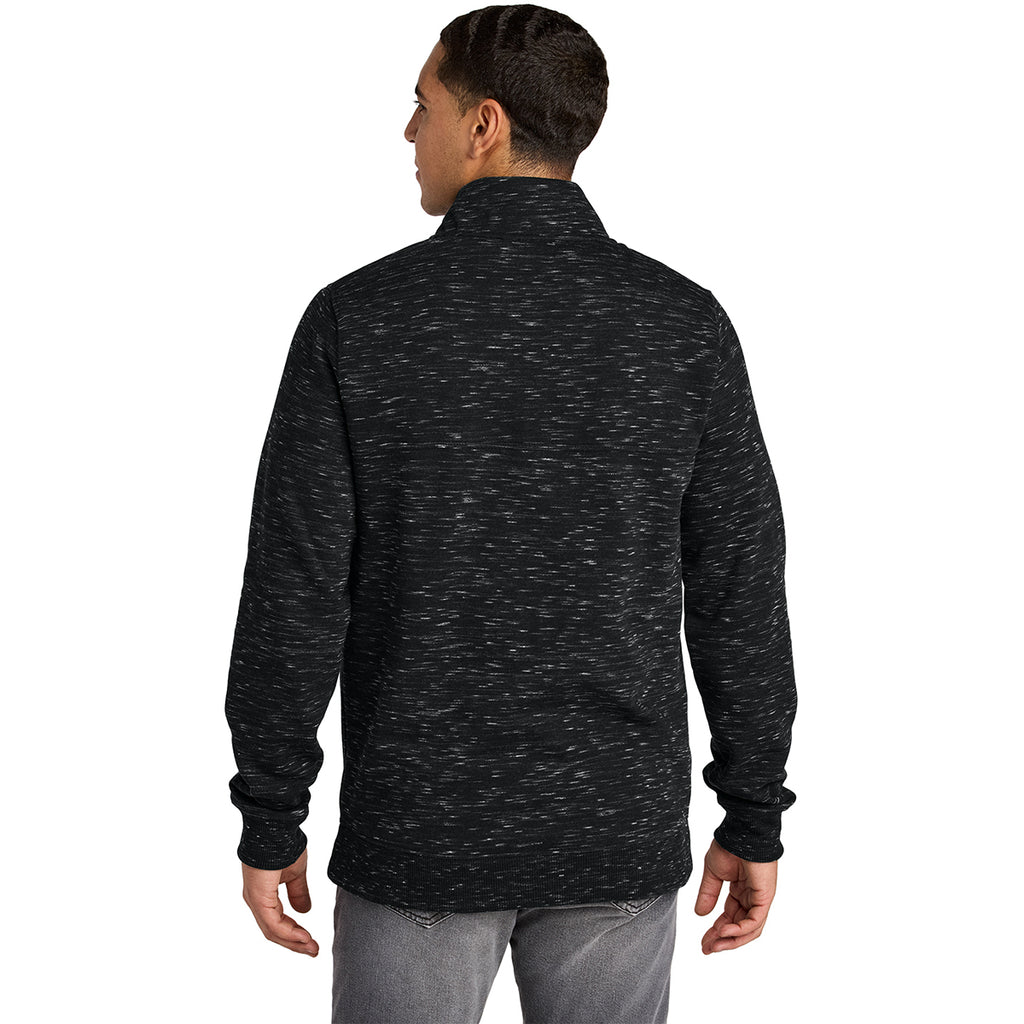 tentree Men's Meteorite Black Space Dye Space Dye Fleece 1/4-Zip