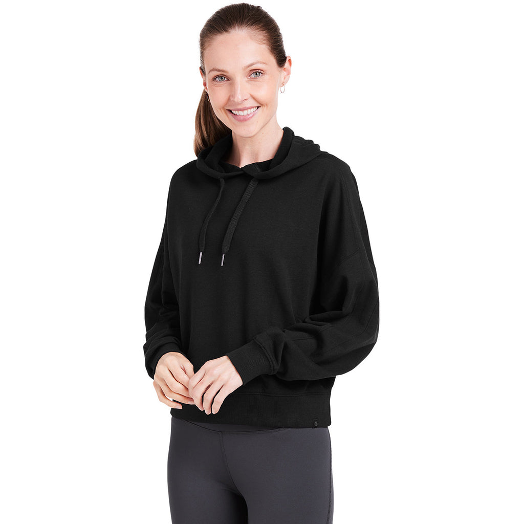 tasc Women's Black Studio Hooded Fleece