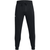 Under Armour Men's Black/White Rival Fleece Joggers