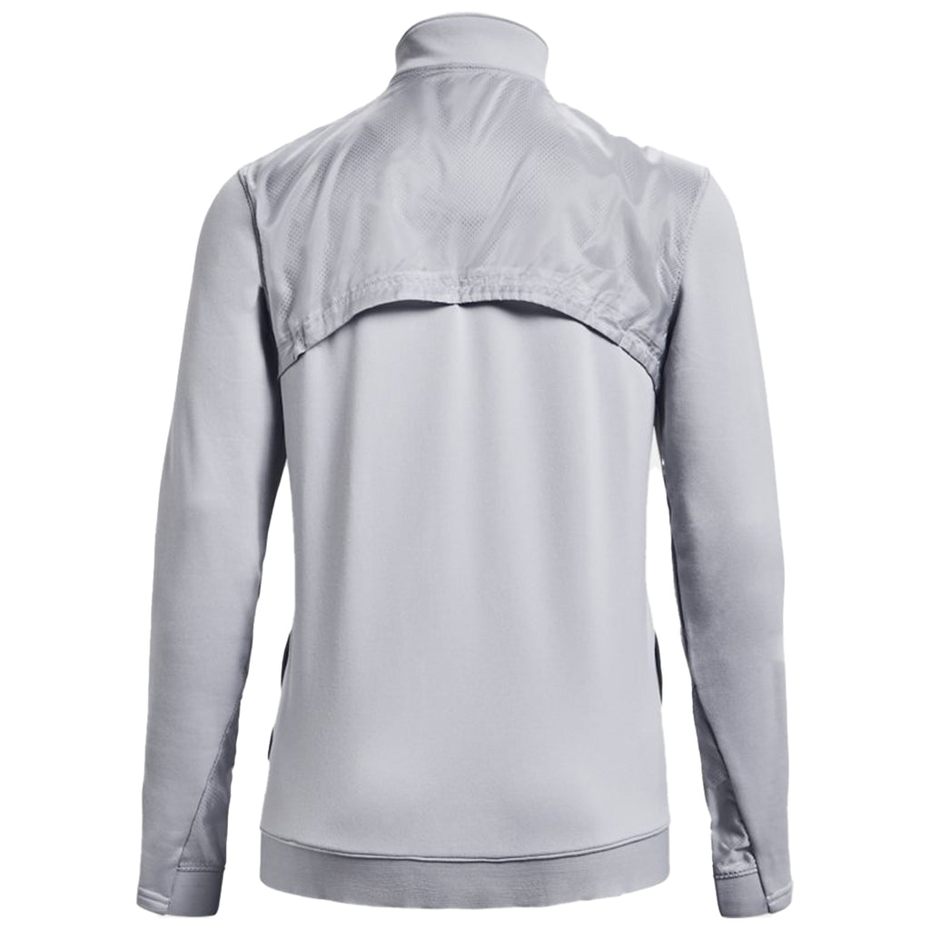 Under Armour Women's Mod Gray Command Warm-Up Full-Zip