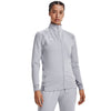 Under Armour Women's Mod Gray Command Warm-Up Full-Zip