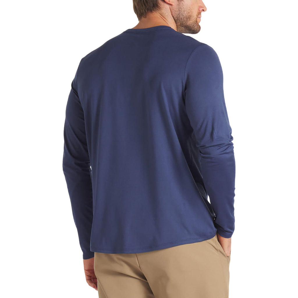 UNRL Men's Harbor Blue Ultra Long Sleeve