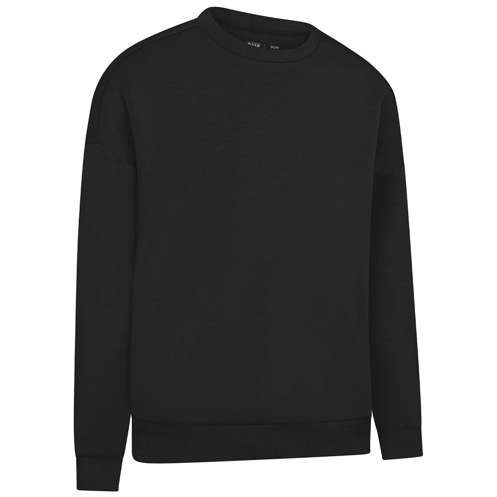 Levelwear Unisex Black Luxe Signature Crew